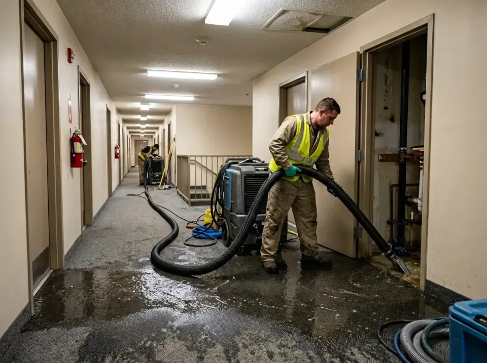 multi-unit-apartment-hallway-f-005 — frequently asked questions, Emergency Burst Pipe Water Extraction & Removal in Keyes, CA